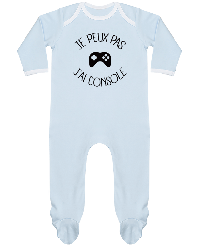 Body Pyjama Bébé Je peux pas j'ai Console par Freeyourshirt.com