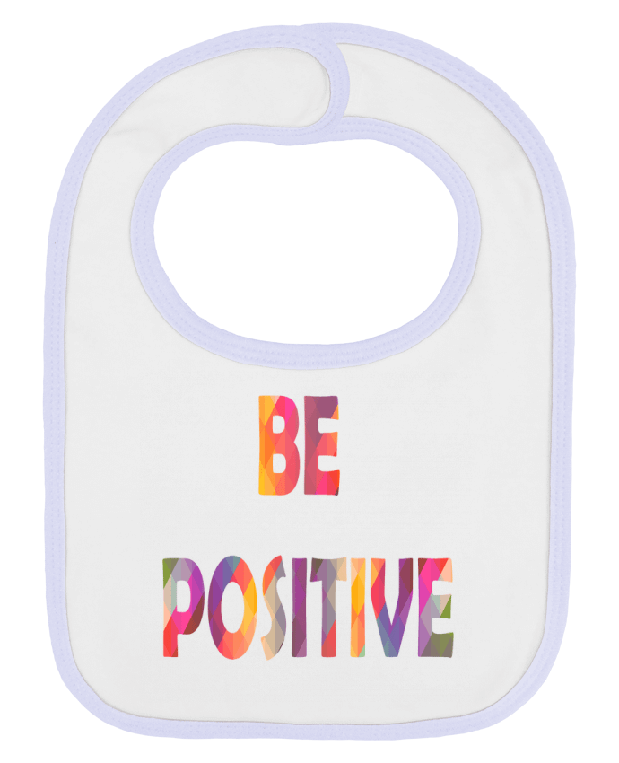 Bavoir bébé uni be positive par space 31