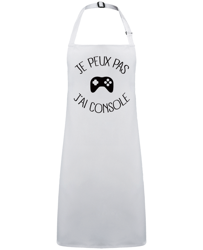 Tablier Je peux pas j'ai Console par  Freeyourshirt.com