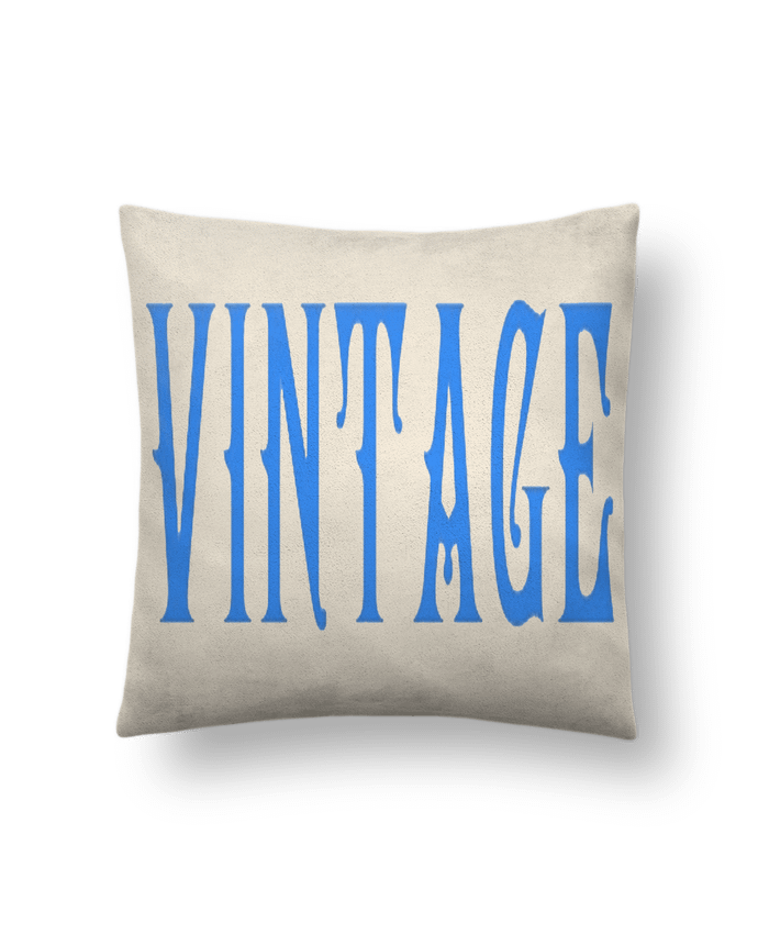 Coussin suédine vintage par space 31