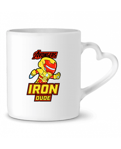 Mug coeur Avongers Iron Dude par Geekshow