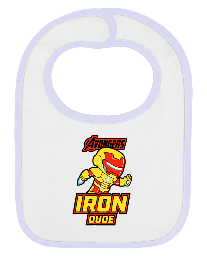 Bavoir bébé uni Avongers Iron Dude par Geekshow