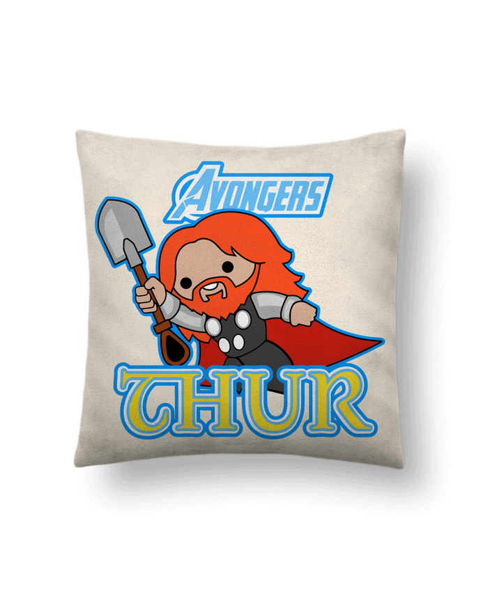Coussin suédine Avongers Thur par Geekshow