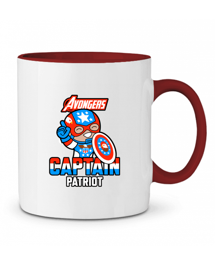 Mug bicolore Avongers Captain Patriot Geekshow