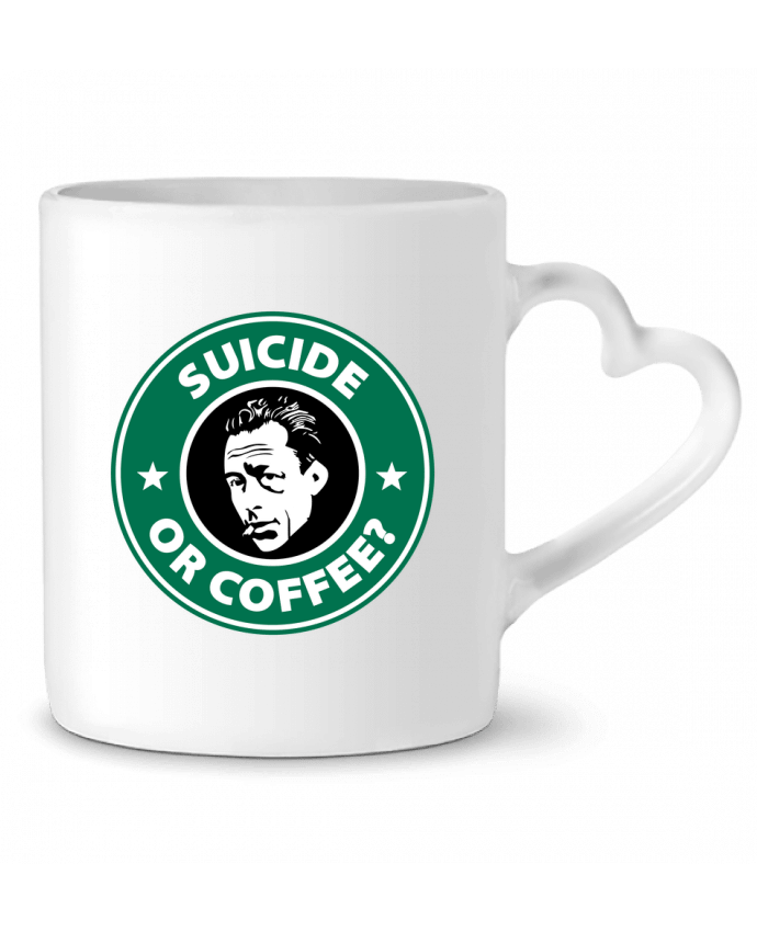 Mug coeur Suicide Or Coffee? par Geekshow