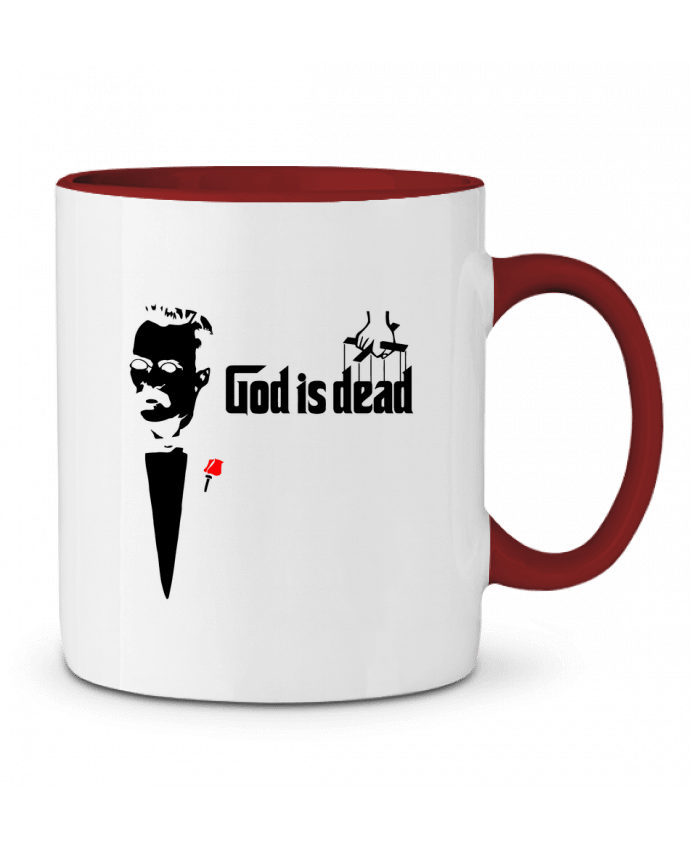 Mug bicolore God is Dead Friedrich Nietzsche Geekshow
