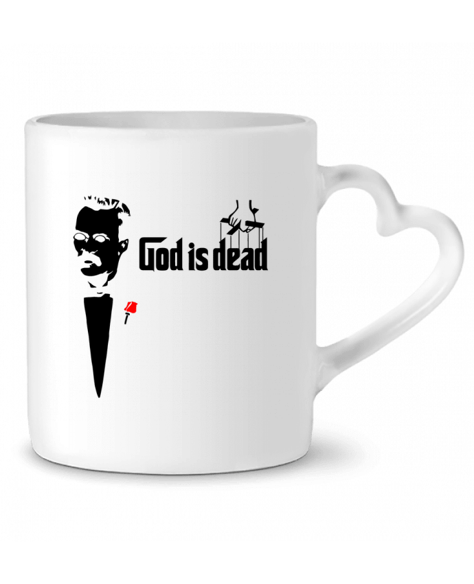 Mug coeur God is Dead Friedrich Nietzsche par Geekshow