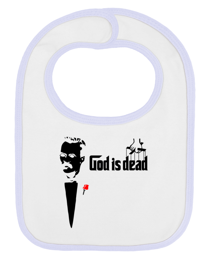 Bavoir bébé uni God is Dead Friedrich Nietzsche par Geekshow