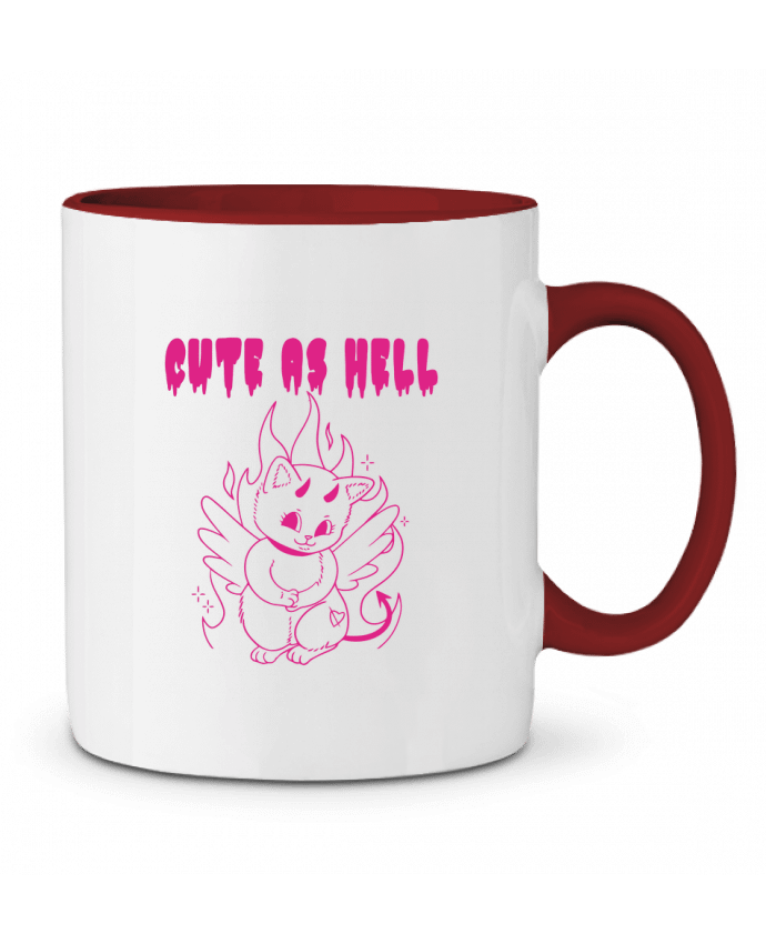 Mug bicolore cute as hell Geekshow