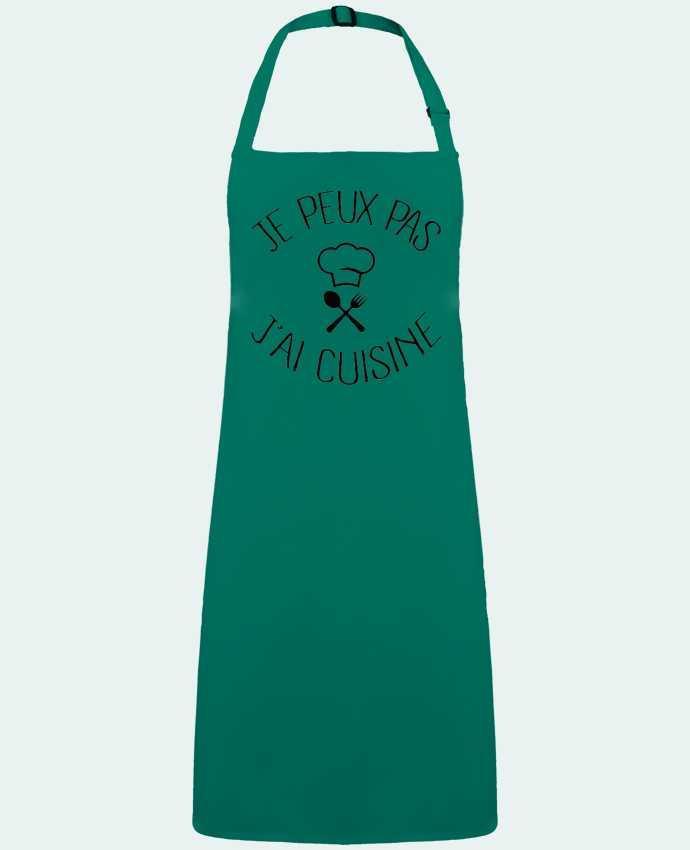 Delantal Sin Bolsillo je peux pas j'ai cuisine por  Freeyourshirt.com