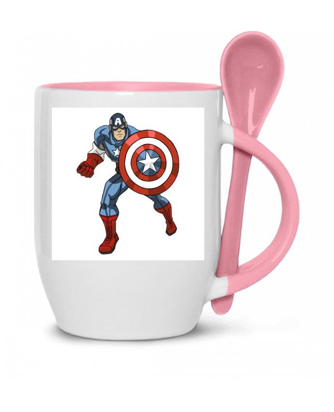  Tasse cuillère Captain America par Claracrea 