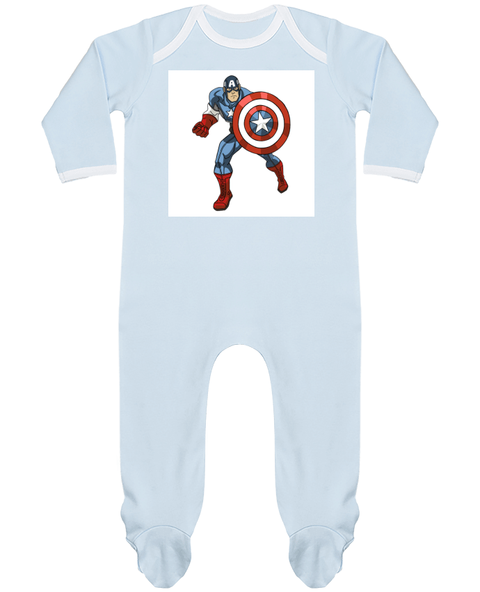 Body Pyjama Bébé Captain America par Clawcrea 