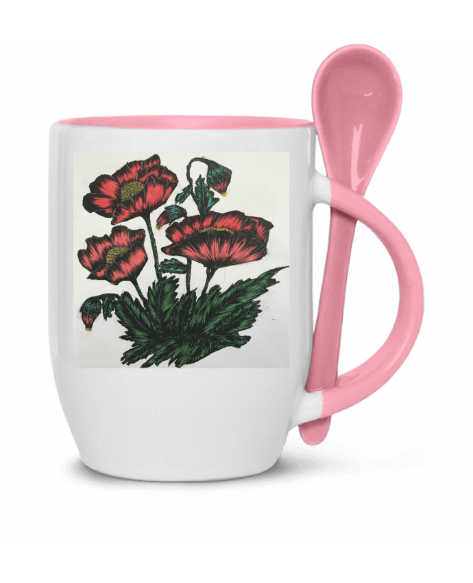  Tasse cuillère flowers par kaoutar fashiondesigner