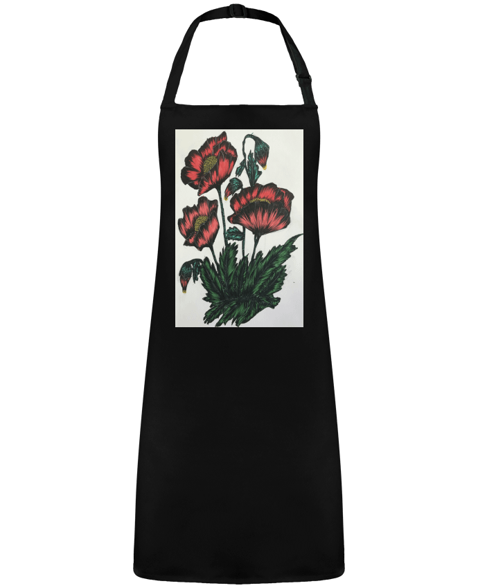 Tablier flowers par  kaoutar fashiondesigner