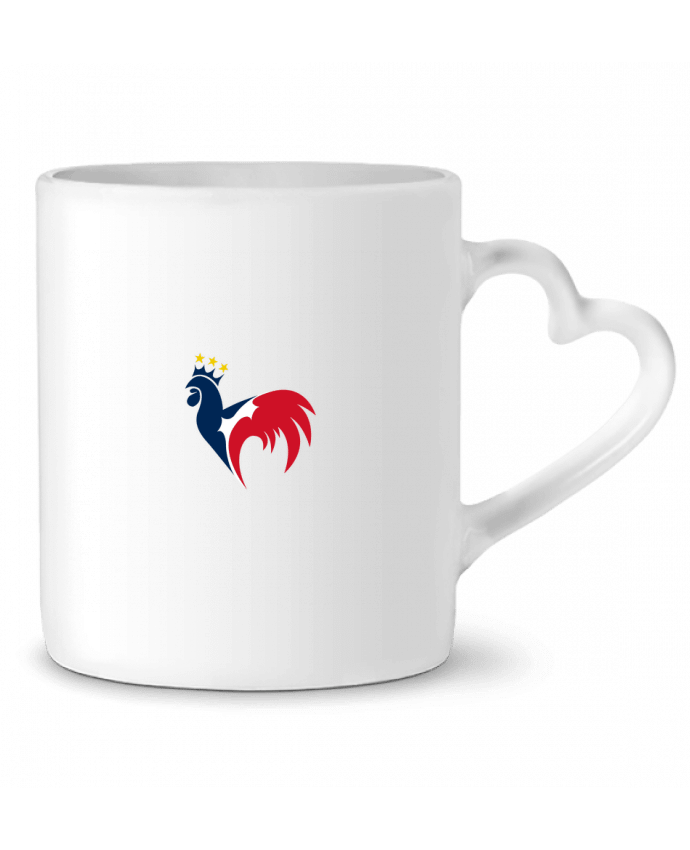 Mug coeur Coupe du Monde 2022 Qatar - Equipe de France #1 par AkenGraphics