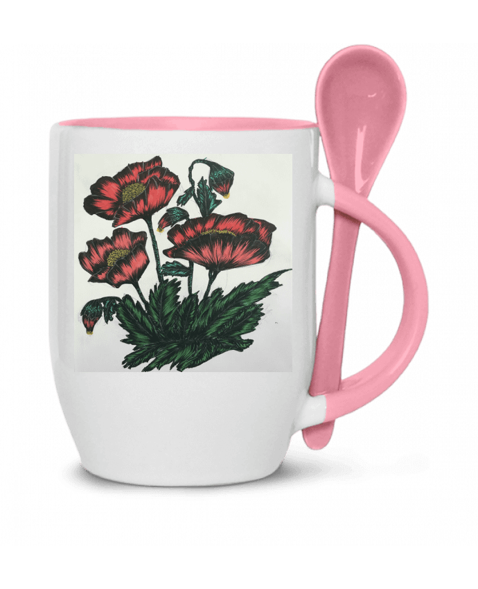  Tasse cuillère flowers par Kaoutar fashiondesigner