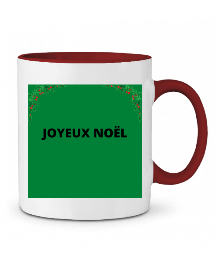 Mug bicolore JOYEUX NOEL synomi