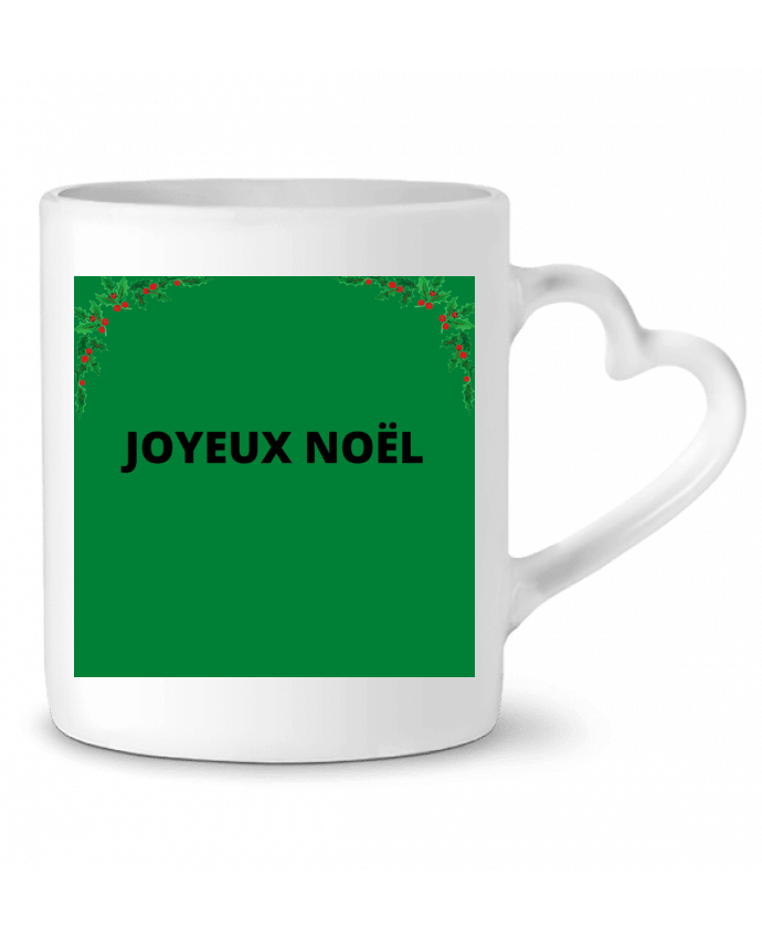 Mug coeur JOYEUX NOEL par synomi