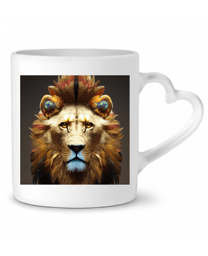 Mug coeur Rey de color par a-Creations