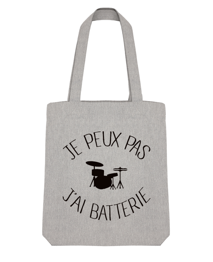 Tote Bag Stanley Stella Je peux pas j'ai batterie par Freeyourshirt.com 