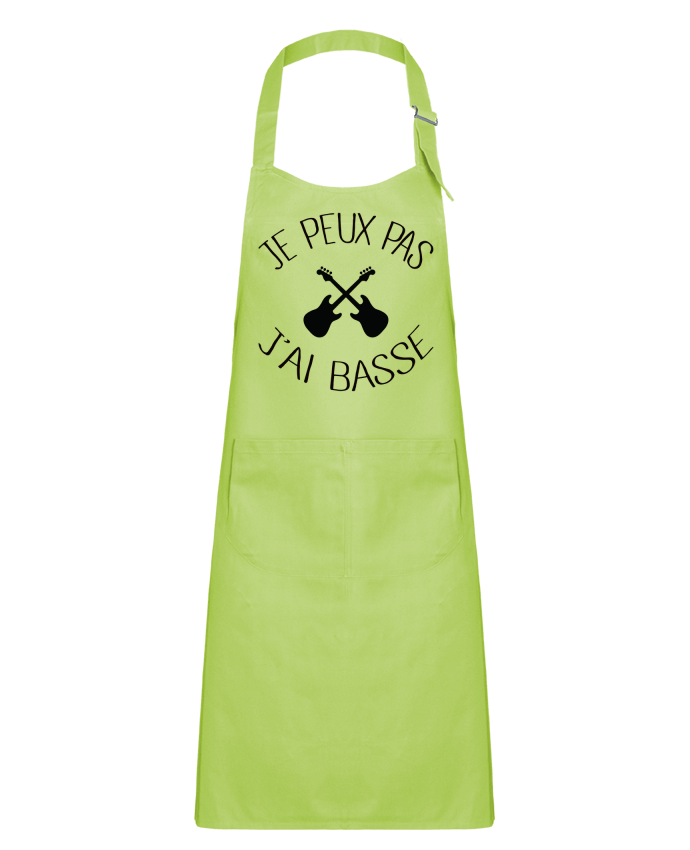 Kids chef pocket apron Je peux pas j'ai Basse by Freeyourshirt.com