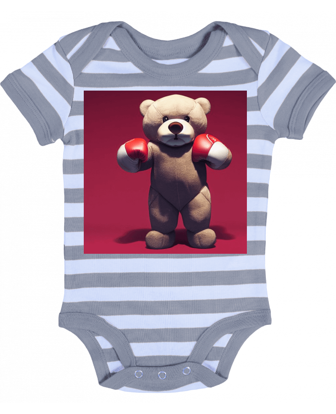 Body Bébé Rayé Osito boxeo - a-Creations