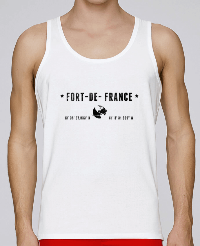 Débardeur homme Fort de France par Les Caprices de Filles 100% coton bio