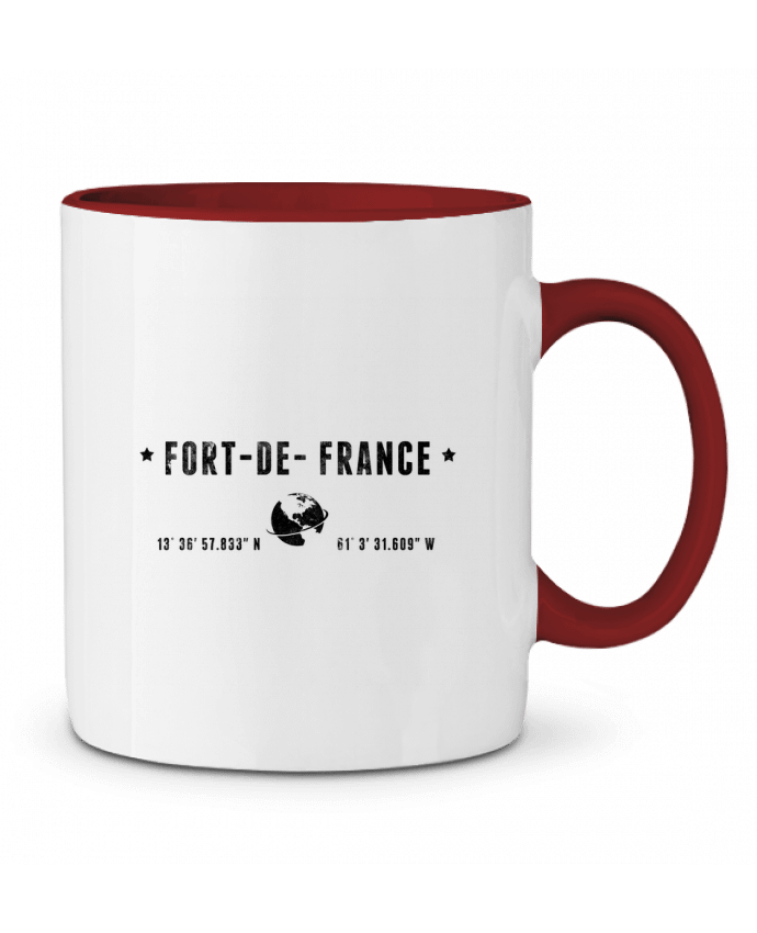Mug bicolore Fort de France Les Caprices de Filles