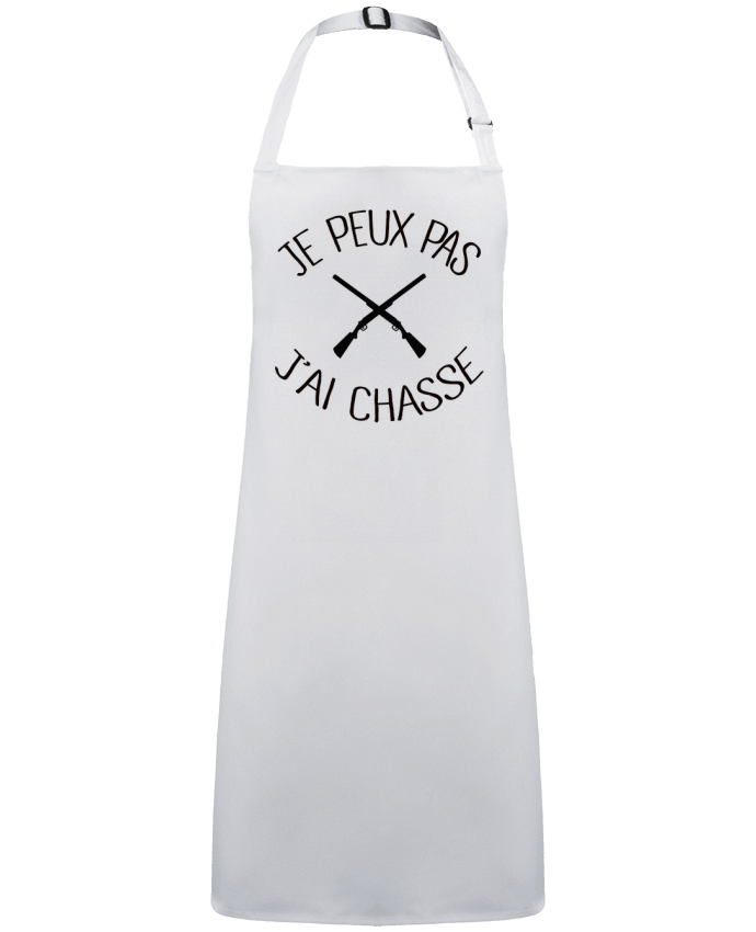 Tablier Je peux pas j'ai chasse par  Freeyourshirt.com