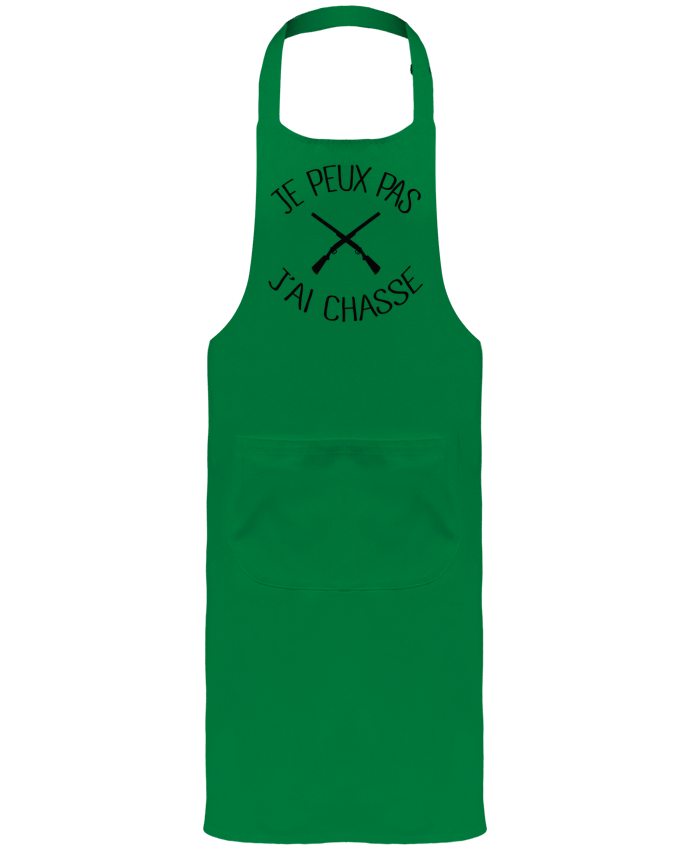Tablier avec poches Je peux pas j'ai chasse par Freeyourshirt.com