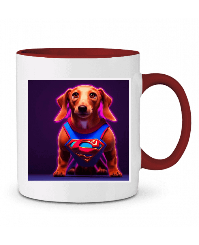 Mug bicolore Superdog! a-Creations