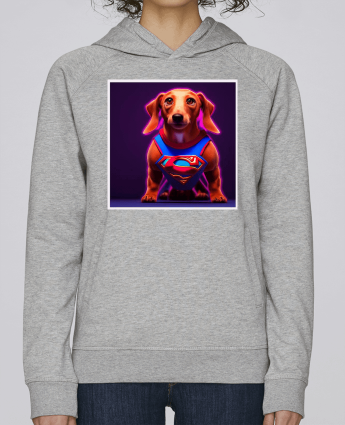 Sweat capuche femme Superdog! par a-Creations