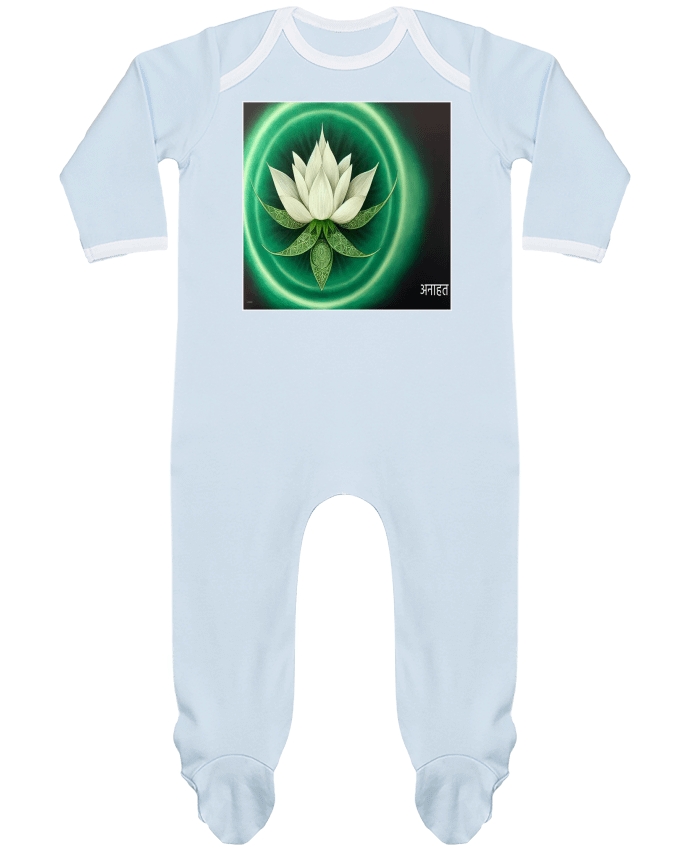 Body Pyjama Bébé Chakra Manipura Flor de Loto par a-Creations
