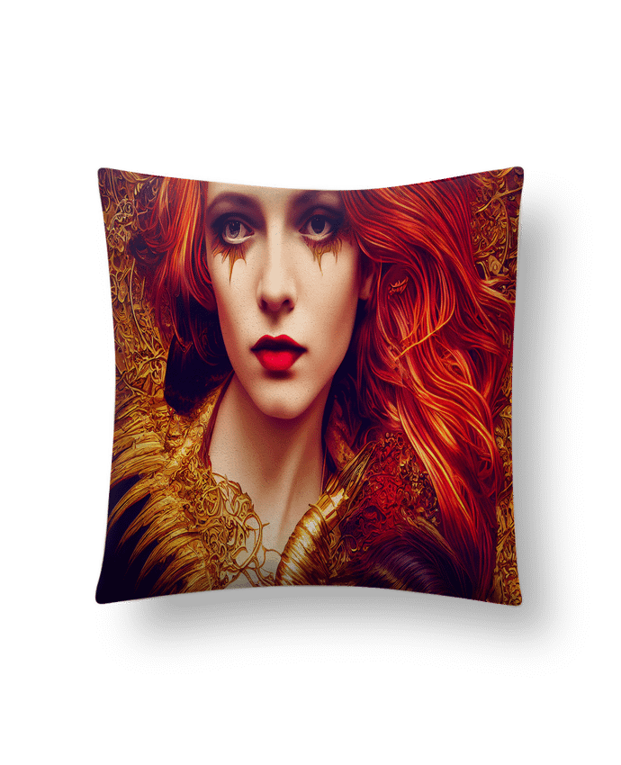 Coussin suédine Vampira Art-Deco par a-Creations