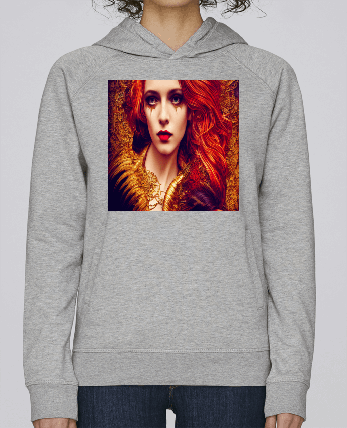 Sweat capuche femme Vampira Art-Deco par a-Creations