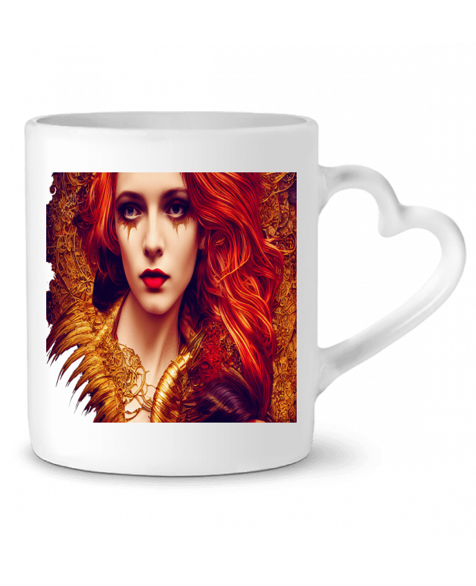 Mug coeur Vampira Art-Deco cobre par a-Creations