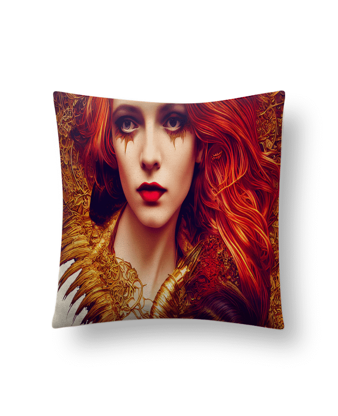 Coussin suédine Vampira Art-Deco cobre par a-Creations