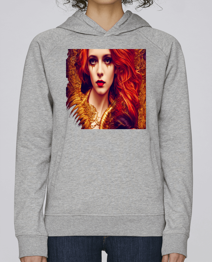 Sweat capuche femme Vampira Art-Deco cobre par a-Creations