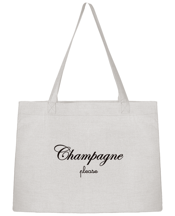 Shopping tote bag Stanley Stella Champagne Please by Freeyourshirt.com