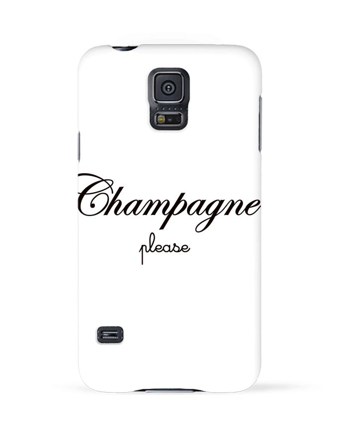 Case 3D Samsung Galaxy S5 Champagne Please by Freeyourshirt.com