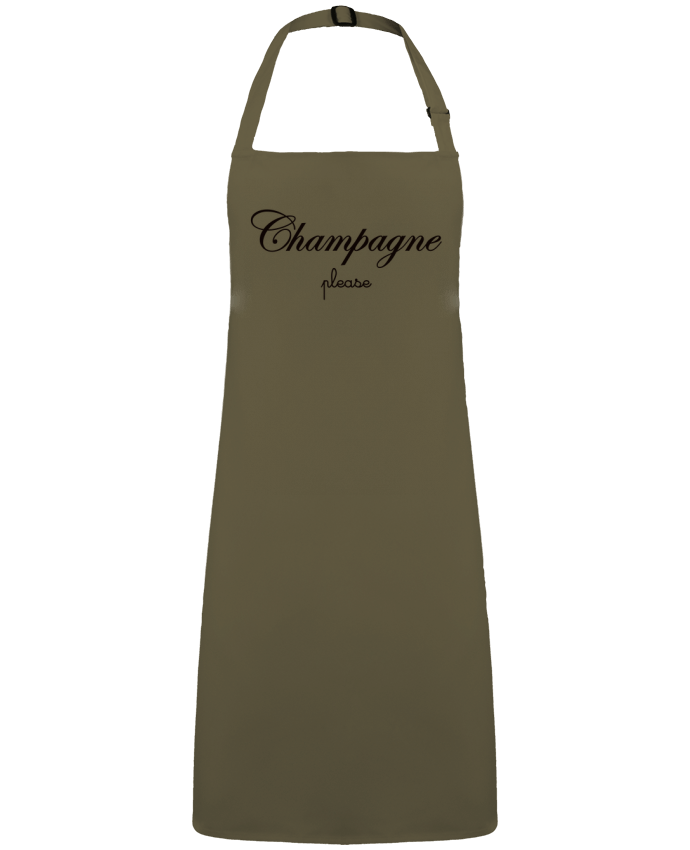 Apron no Pocket Champagne Please by  Freeyourshirt.com