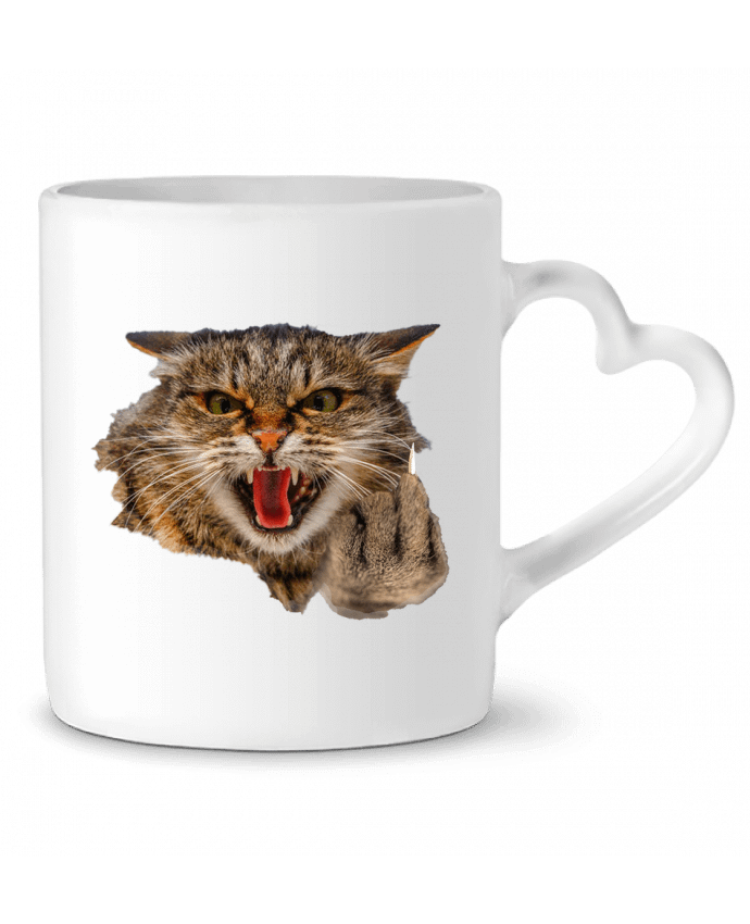 Mug coeur wild cat par Pix-l passion