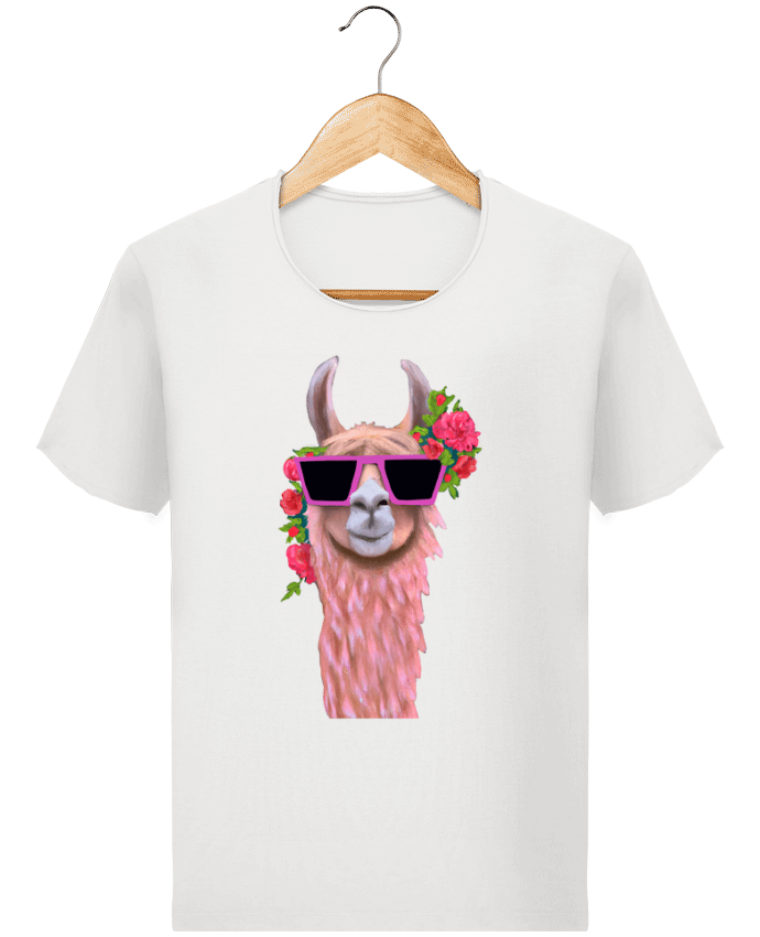  T-shirt Homme vintage Lama lunettes de soleil par justsayin