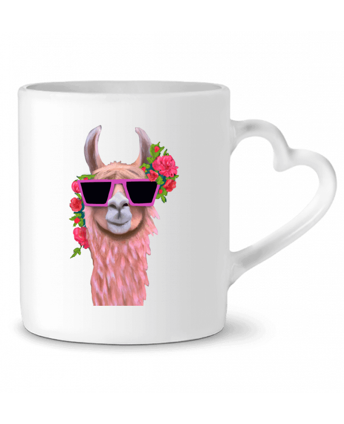 Mug coeur Lama lunettes de soleil par justsayin