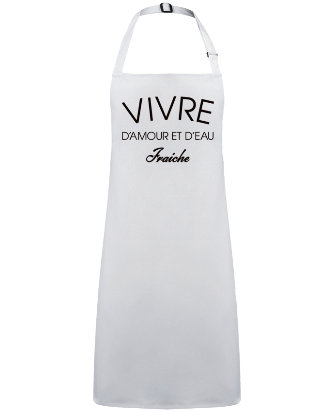 Apron no Pocket Vivre d'amour et d'eau fraîche by  Freeyourshirt.com