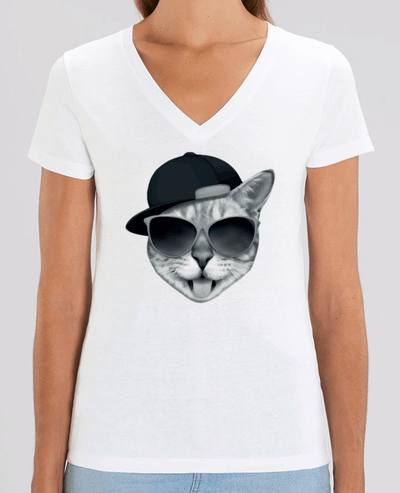 Tee-shirt femme Cool Cat Par  justsayin