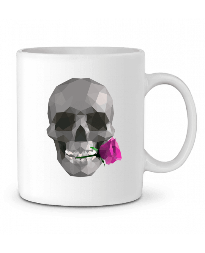 Mug  Tête de mort et rose par justsayin