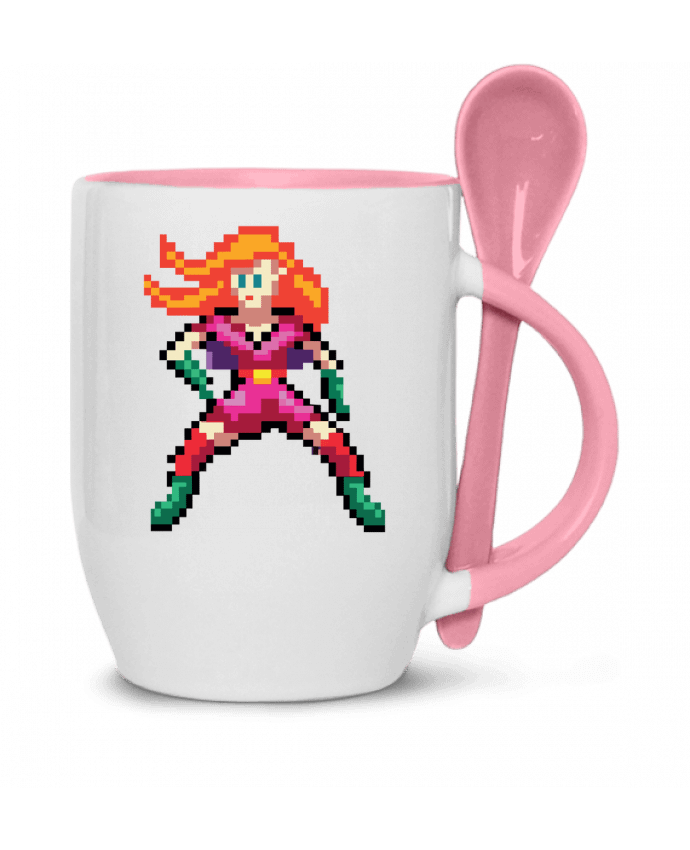  Tasse cuillère Super héroïne - Red par justsayin