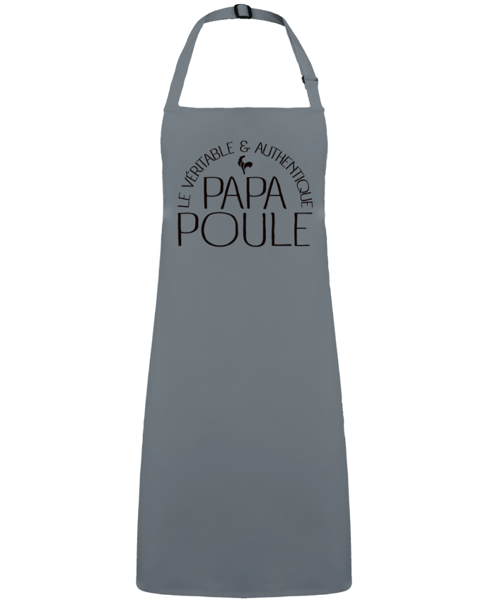 Delantal Sin Bolsillo Papa Poule por  Freeyourshirt.com