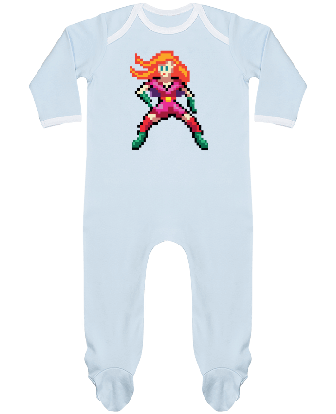 Body Pyjama Bébé Super héroïne - Red par justsayin
